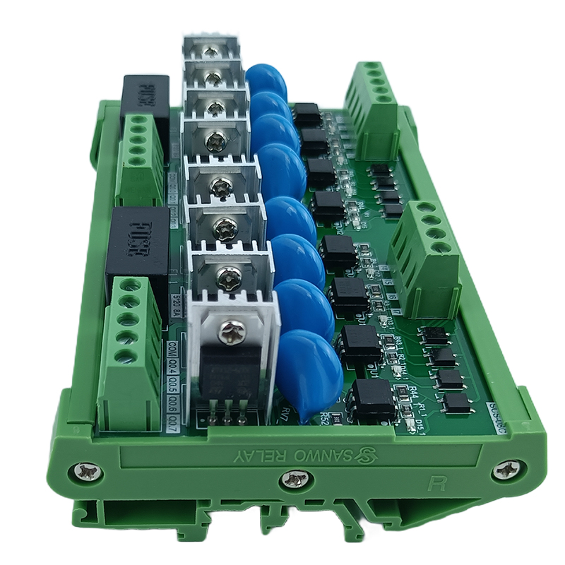 What are the applications of 8-way AC Output Amplifier Board in various fields?